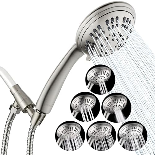 G-Promise Shower Head with Metal Shower Holder and Long Hose by G-Promise