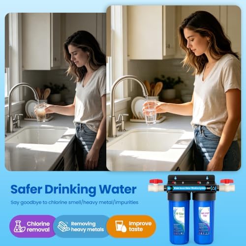 Whole House Water Filter System, Extra 2 Sets Filter Included,0.5 Micron - Image 3
