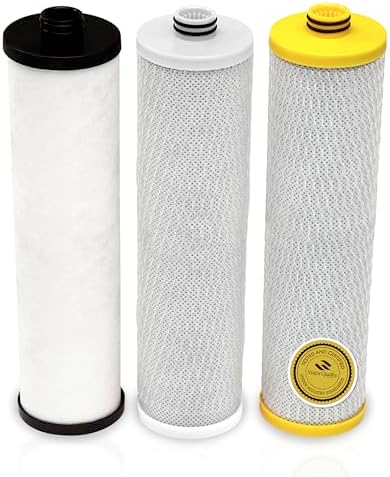 Aquasana® AQ-5300+R Genuine Replacement | 3-Stage Max Flow | AQ-C3M-R by Aquasana