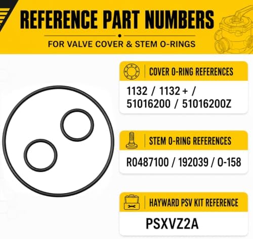 16 Sets 48 Pcs O Ring Kit for Jandy NeverLube/Pentair Valves - Image 3