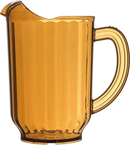 Carlisle FoodService Products CFS 554013 estaurant Water / Beer Pitcher, 60 oz, Amber by CarlisleFoodServiceProducts