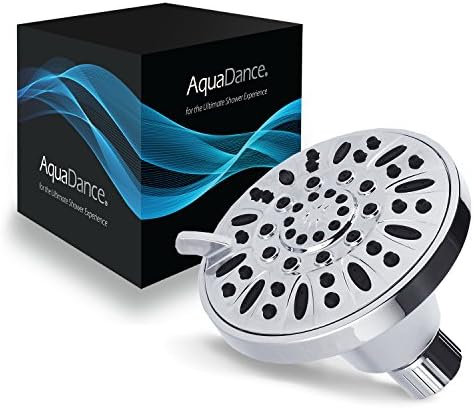 AquaDance Premium High Pressure 6-setting 4-Inch Shower Head for the Ultimate Shower Spa Experience! Officially Independently Tested to Meet Strict US Quality & Performance Standards – 1.8 GPM - Image 2