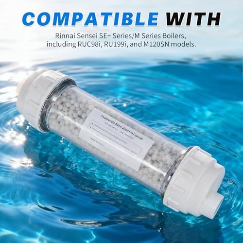 804000074 Condensate Neutralizer Kit Compatible with Rinnai Sensei SE+ & M Series Tankless Water Heaters & Boilers Including RU199i RUC98i M120SN - Image 2