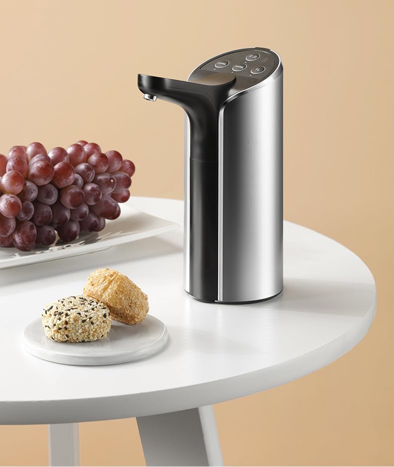 Electric Water Pump – Easy Installation Drink Dispenser USB Water Pump – One Button Easy Operation Automatic Water Dispenser (Silver) - Image 2