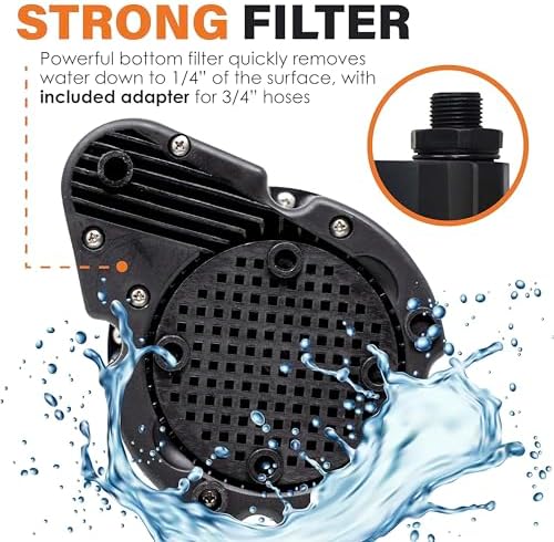 DrainX Tankless Water Heater Flushing Kit with Eco-safe Liquid Descaler Solution, Steel Hoses, 1/6HP Extra Strength Pump - Image 5