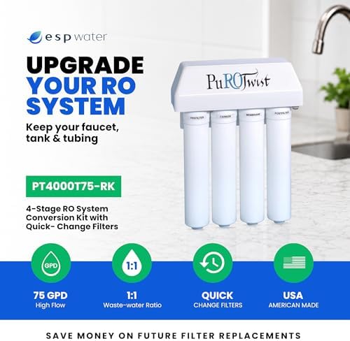 PuROTwist Reverse Osmosis 4-Stage RO System Conversion Kit - Image 2