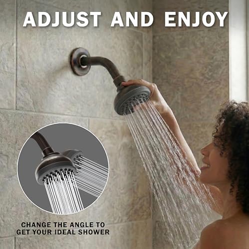 Aqua Elegante Pressure Boosting Shower Head - 1.8 GPM - Oil-Rubbed Bronze - Image 3