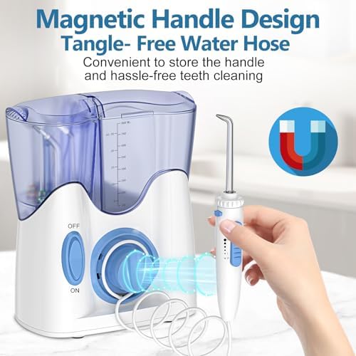 H2ofloss Countertop Water Flosser for Teeth, Oral Irrigator for Family Care - Image 6