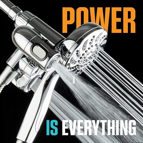 AquaDance High Pressure 156-mode Handheld Shower Head Combo with Hydro Arms - Image 3