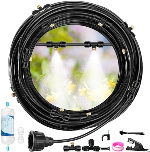 50FT Misters for Outside Patio Outdoor Misting System by WelcometoLUCDNC
