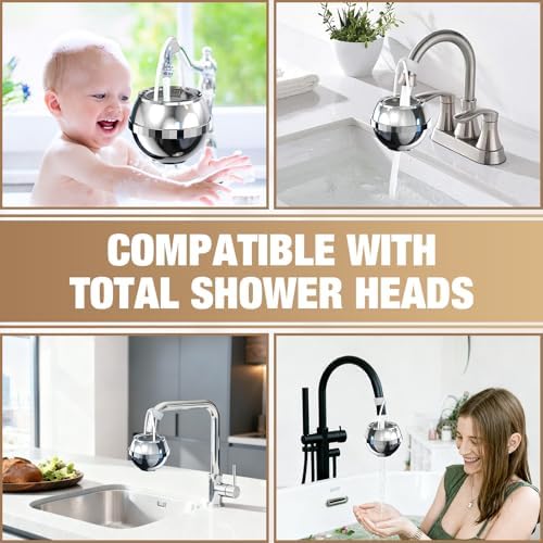 SHLLKTTRY Bath Water Filter for Tub Faucet with Overflow,Filtration,Remove Contaminants,Chlorine,Fluoride,Hard Water Softener,Enhances Health of Skin,Hair,Nails,Relieve Eczema,3,000 Gallons,Chrome - Image 5