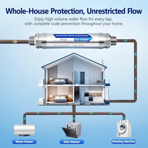 Scale Water Softener System,Salt-Free Water Descaler Whole House - Image 6