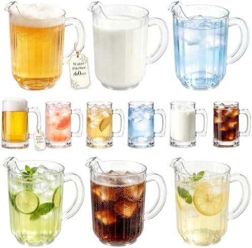 Plastic Beer Pitcher with Handle for Water Tea by VAKUKK