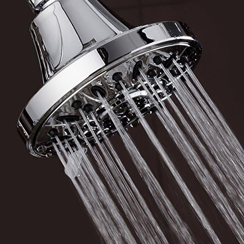AquaDance Premium High Pressure 6-setting 4-Inch Shower Head for the Ultimate Shower Spa Experience! Officially Independently Tested to Meet Strict US Quality & Performance Standards! - Image 3