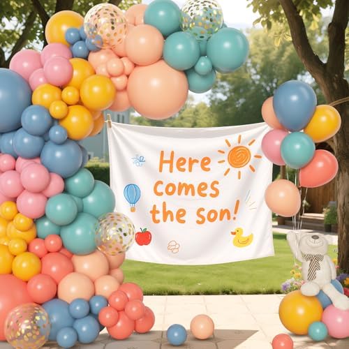 Amandir 153pcs Boho Rainbow Balloon Arch Garland Kit Different Sizes - Image 6