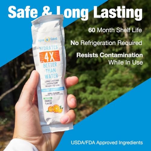 Aqua-Gard Emergency Hydration Gel - Survival Pouches for Disaster Relief | 200% More Effective Hydration | Emergency Pouches for Water Emergency Kit Supply for Extreme Conditions (3 Pack) - Image 3