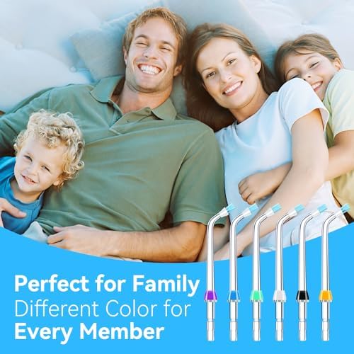 Replacement Tips for Waterpik Water Flosser, Plaque Seeker Replacement Tips Compatible with Waterpik Water Flossers, Plaque Remove Brisles Tips(6-Pack) - Image 7