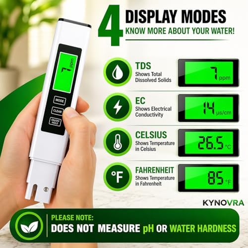 Digital TDS Meter Water Tester – Accurate PPM Measurement for Drinking Water, RO Systems, Aquariums & Pools - Image 3