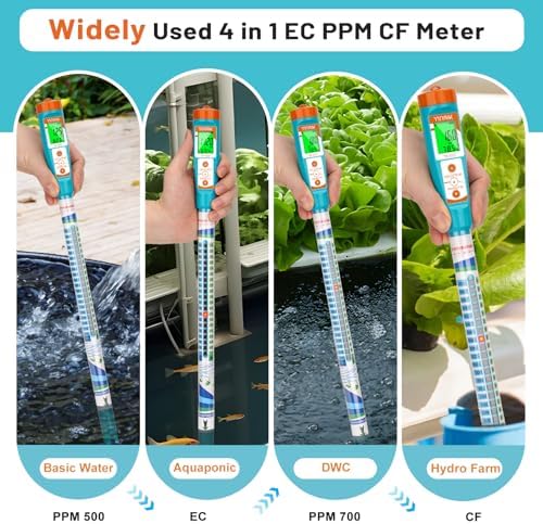 YINMIK PPM Meter,EC Meter Hydroponics Conductivity Tester Stick for Growing - Image 6