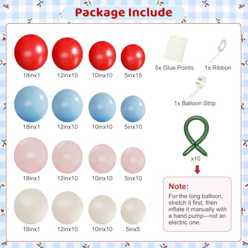 Cherry Balloon Arch Kit for Cherry Birthday Baby Shower Decorations - Image 2
