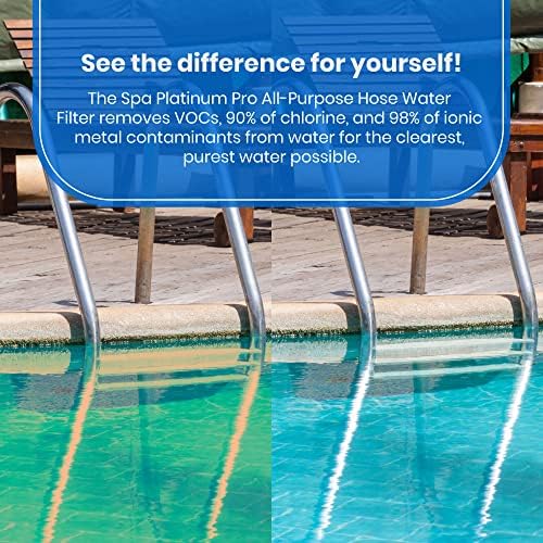 Spa Platinum All Purpose Hose Water Filter for Pools, Spas, and RVs | Pack of 3 High Performance Water Filtration System | Filters up to 40,000 Gallons for Clear Water - Image 6