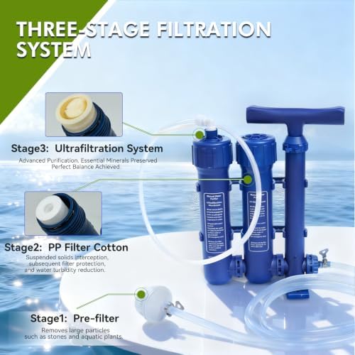Water Filtration System Survival, Water Purifier Survival for Camping - Image 5
