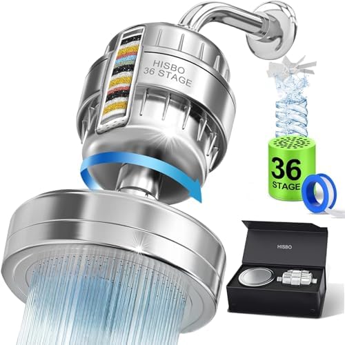 Shower Filter, 36 Stage Shower Head with Filters for Healthy Hair & Skin by Unknown