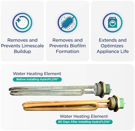 HydroFLOW Pearl Plus | Eco Friendly Alternative to Salt Water Softeners | Descaler for Large Homes & Commercial Appliances | Fits Pipes Up to 1.5" Outer Diameter - Image 2