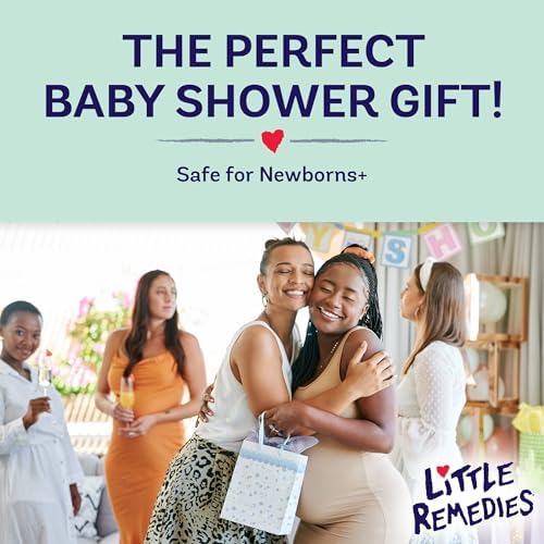 Little Remedies New Baby Essentials Kit with Saline Nasal Spray, Diaper Rash Cream, Gas Relief Drops, Gripe Water & More, Safe for Newborns, Multi-Color, 6 Piece Set (Pack of 6) - Image 6