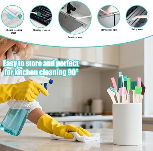13pcs Humidifier Cleaning Brush Set, Mini Detail Cleaning Brushes Small Cleaner Kit Tool for Household Humidifiers Keyboards Tiles Bottles & Tight Spaces - Image 3