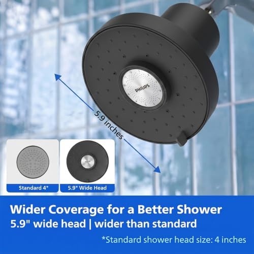 Philips Filtered Shower Head, for Softer Skin & Smoother Hair, AWP1706BK/37 - Image 6
