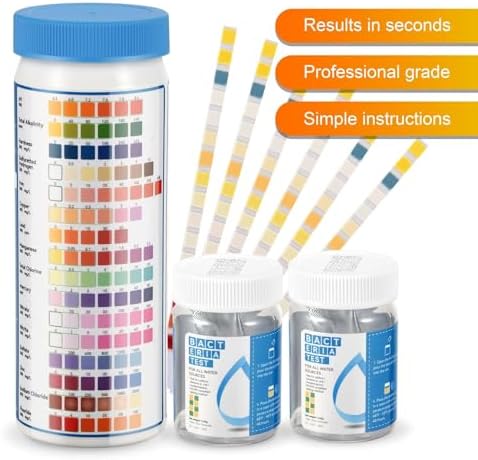 AAwipes Drinking Water Test Strips 17 in 1 50 Strips + 2 Bacteria Tester Kits, Complete Water Testing Kits for Home, Well, Tap Water, City Water, Flood Water Testing Strips (K03-50) - Image 2