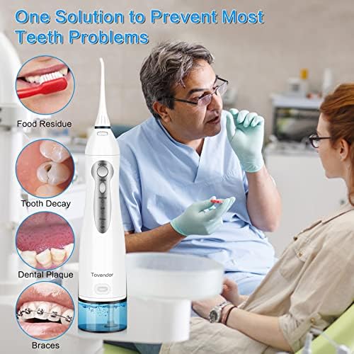 TOVENDOR Electric Water Flosser, Cordless Dental Oral Irrigator for Teeth - Image 6