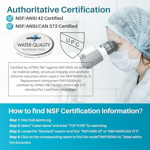 ICEPURE Alkaline 4396508 Refrigerator Water Filter Replacement for EDR5RXD1, EveryDrop Filter 5, Whirlpool 4396510, 4392857, 4396547, 9085, NL300, LC400V, PNL240V, WF-NLC240V WF285, Enhances PH, 1Pack - Image 3