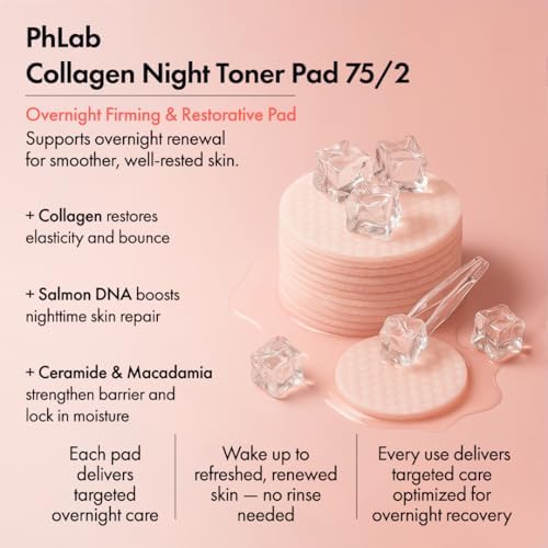 pH Lab Sensitive & Redness Skincare Routine Set, Collagen Night Toner Pad, Anti Redness Serum, Wake Up Energy Cleansing Bar, Soothes, Hydrates & Refreshes Skin - Image 5