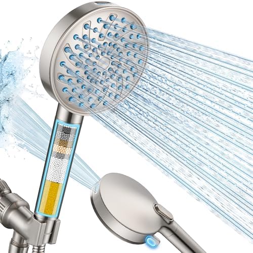 Cobbe Filtered Shower Head with Handheld, Water Softener for Hard Water by Cobbe