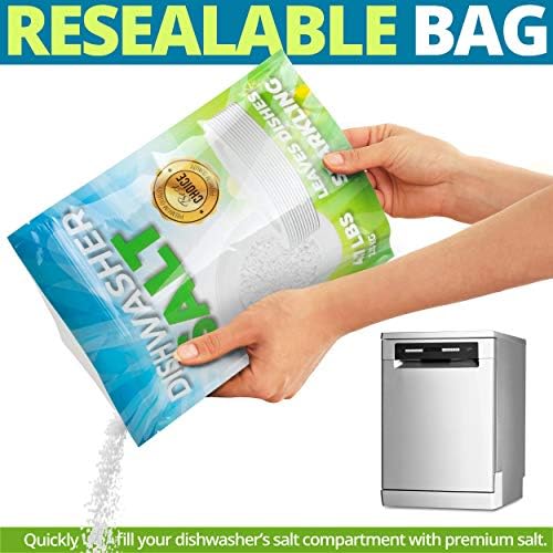 4.7 LB Premium Dishwasher Salt for Dishwasher Softener - Recommended for Meile, Bosch, Thermador, Whirlpool, and All Other Brands - Image 4
