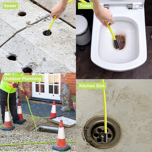 M MINGLE Sewer Jetter Kit for Pressure Washer 50 FT - Image 6