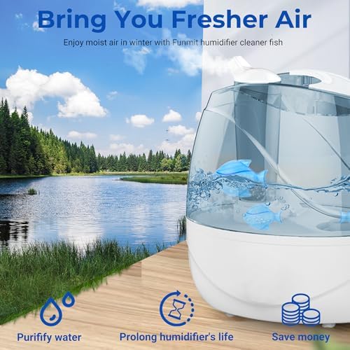 Humidifier Cleaning Fish, Tank Cleaner for Most Humidifiers, 12 Pack, Blue - Image 6