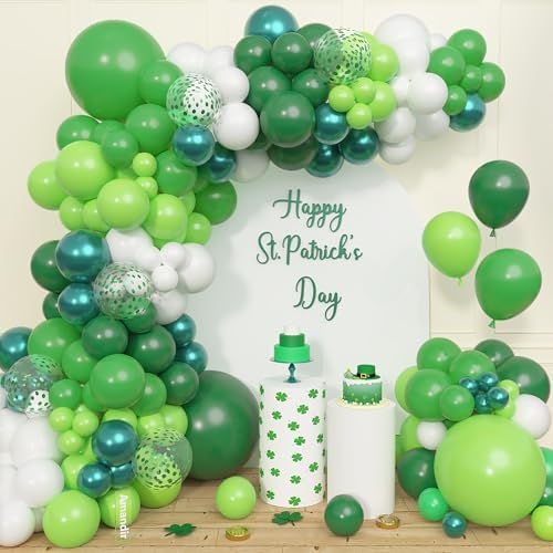 Amandir 153pcs Green Balloon Garland Arch Kit Different Sizes - Image 4