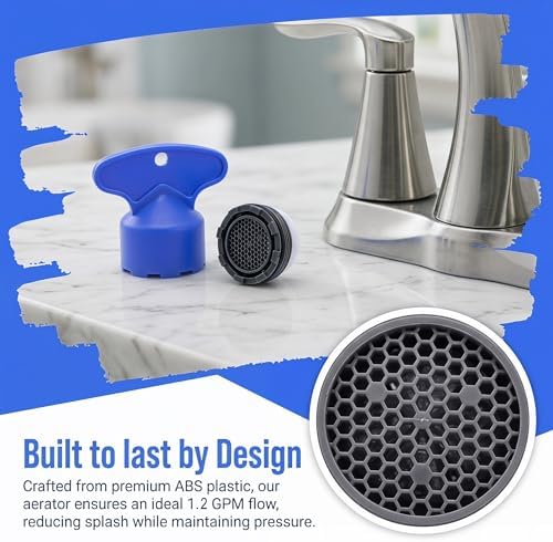 2 Pack Faucet Aerator Replacement Kit for Kohler 1278467, 1.2 GPM, 18.5MM - Image 2