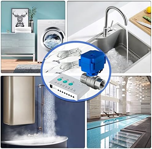 iSpring LS43 Water Leak Detector Alarm System, Automatic Shut-Off Valve and 2 Detection Sensors, Connects Up to 8 Sensor to Prevent Flooding, 3/4" NPT - Image 4