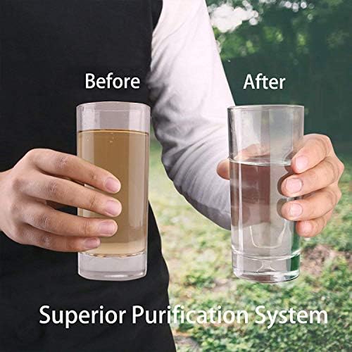 SurviMate Black Filtered Water Bottle and Replacement Filter - Image 4