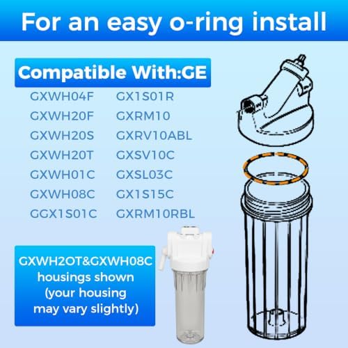 Water Filter Housing O-Ring Replacement for UCRING WS03X10038 - Image 5