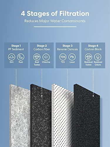 Brio Reverse Osmosis Water Filtration System, 700 GPD, 2:1 Pure to Drain, Tank-Less, Under Sink Faucet Mount - Image 4
