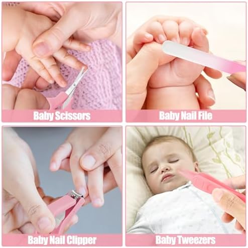 Baby Healthcare and Grooming Kit for Newborn Kids, 24PCS Upgraded Safety Baby Care Kit, Newborn Nursery Health Care Set, Baby Care Products - Image 3