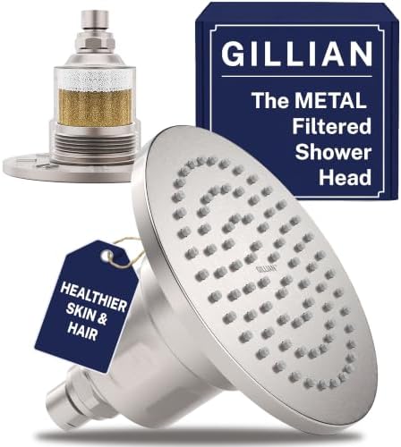 HammerHead Metal Filtered Shower Head High Pressure Removes Chlorine by HammerHeadShowers