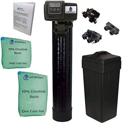 FLEX LINE ADAPTER INCLUDED-AFWFilters Built Fleck 5600SXT 48,000 Grain Water Softener with Upflow Carbon Filter (10% Resin with Carbon) - Image 2