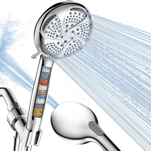 FEELSO Filtered Shower Head with Handheld, High Pressure 7-Spray Showerhead by FEELSO
