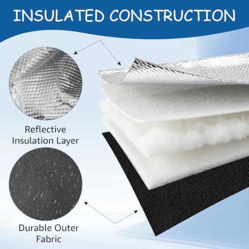 Backflow Preventer Insulation Cover for Winter Protection 20" H x 17" W - Image 3